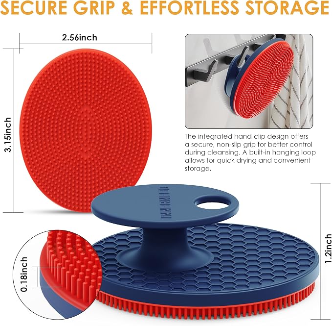 INNERNEED Magnetic Silicone Facial Cleansing Brush – Deep Pore Cleanser - Image 3