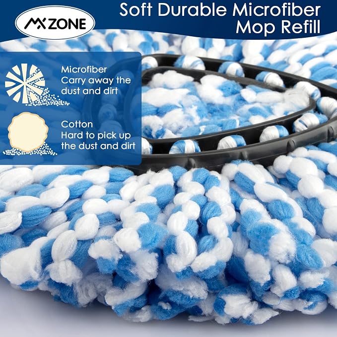 Spin Mop Replace Head for O Ceda Spinning EasyWring Rinse Clean Mop Refill - Image 4