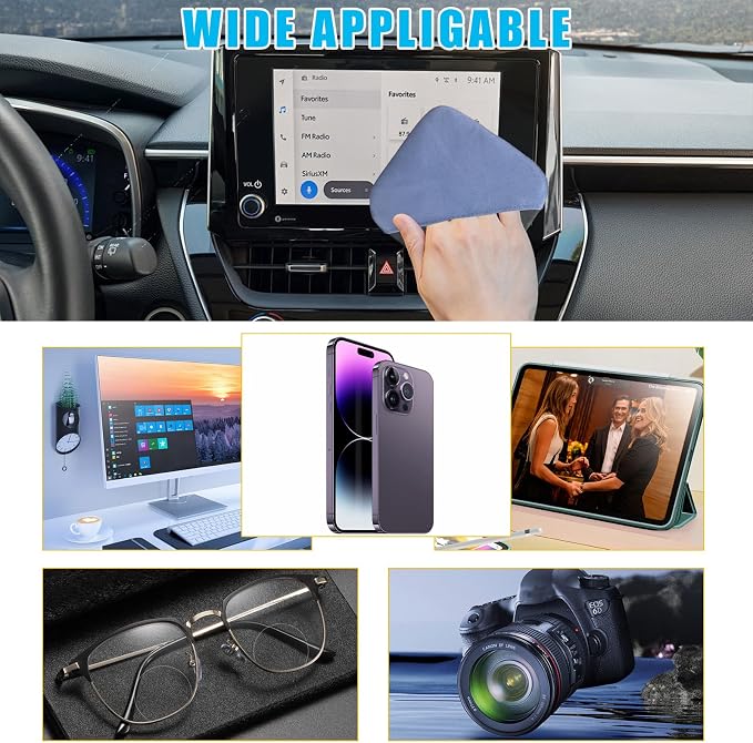 Car Screen Cleaner, Microfiber Auto Screen Cleaning Pad, Foldable Touch Screen - Image 6
