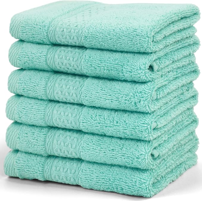 Cleanbear Washcloths for Your Body 100% Cotton Facecloths Extra Soft Bathroom by Cleanbear