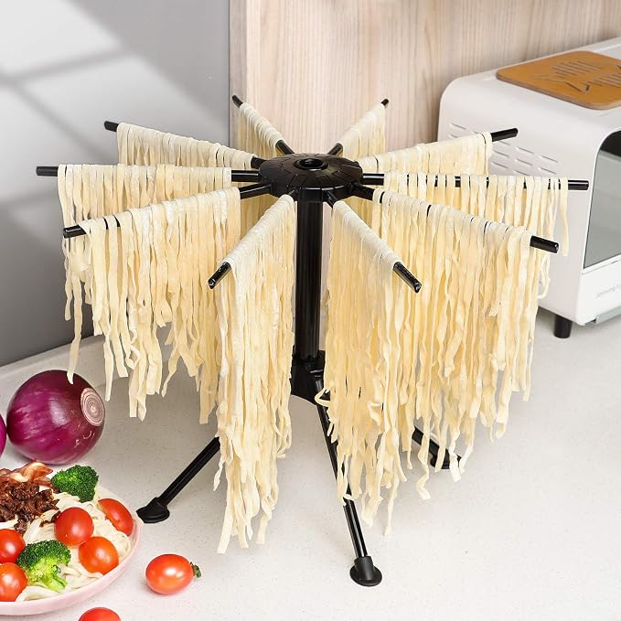 Ourokhome Collapsible Pasta Drying Rack, Plastic Foldable Homemade Fresh - Image 7