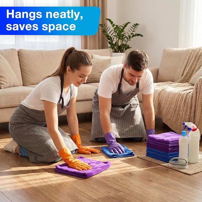 Nuenen 60 Pcs Microfiber Cleaning Cloths - Image 3