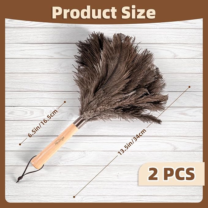 2 Pack Ostrich Feather Dusters - Image 5