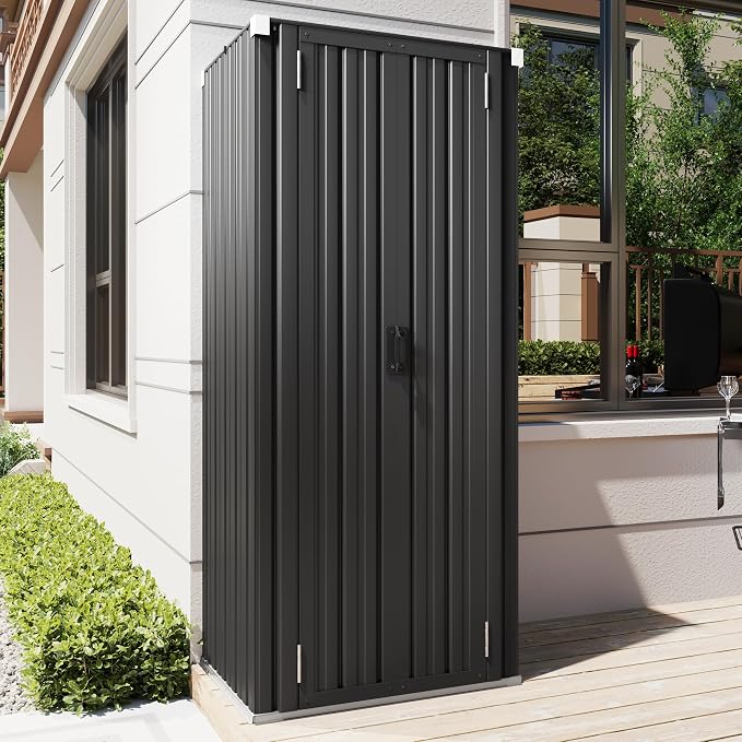 AECOJOY Outdoor Storage Cabinet, Outdoor Cabinets Waterproof - Image 4