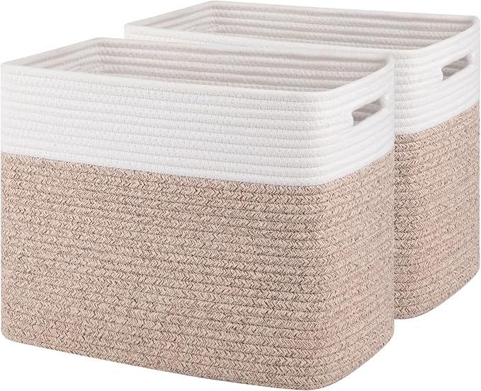 OIAHOMY Storage baskets for Shelf, Toy Storage Basket, Collapsible Storage Bins by MasterofSpaceOptimization