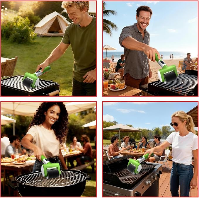 Electric Grill Brush, 2-Speed BBQ Grill Brush - Image 9