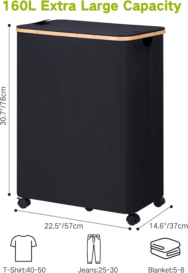 efluky Double Laundry Hamper - Image 3