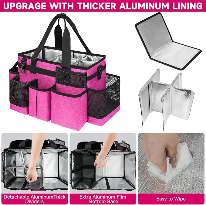 Cleaning Caddy Bag, Cleaning Supplies Organizer - Image 2
