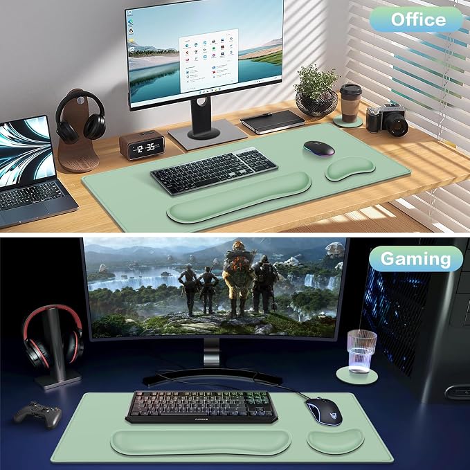 Desk Mat Green, Large Gaming Mouse Pad - Image 7