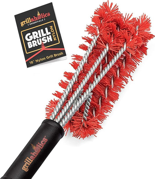 Grillaholics Essentials Nylon Grill Brush by Grillaholics