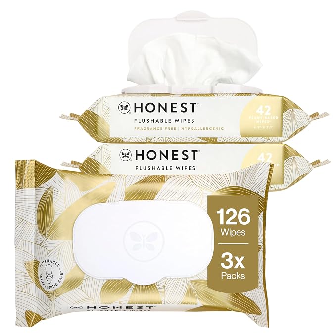 The Honest Company Hypoallergenic Flushable Wipes by TheHonestCompany