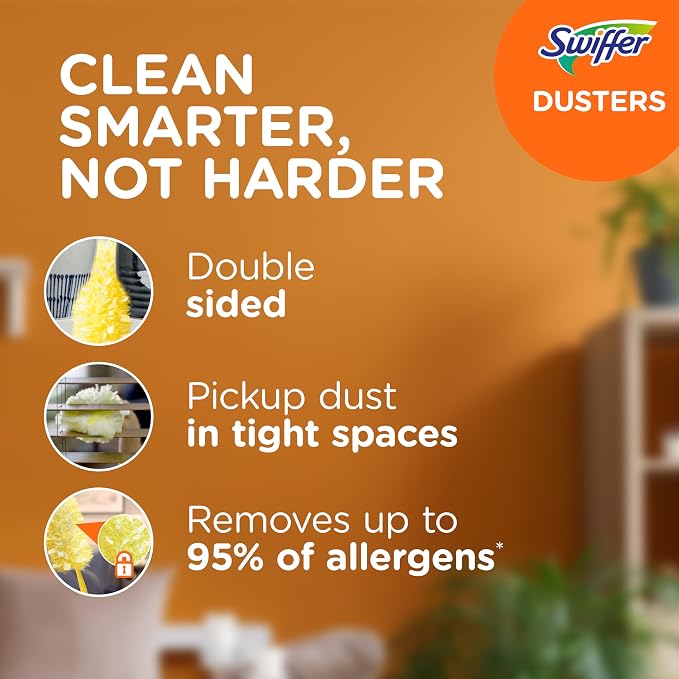 Swiffer Duster Heavy Duty 3 ft Extendable Handle Starter Kit - Image 4