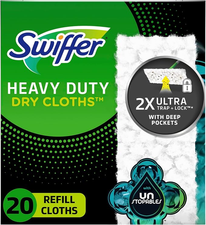 Swiffer Sweeper Heavy Duty Dry Multi-Surface Cloth Refills by Swiffer