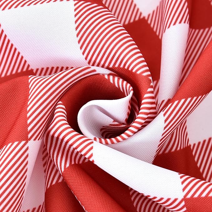Classic Gingham Plaid Tablecloth Fabric - Image 8