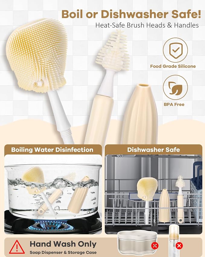 XANGNIER Baby Bottle Brush Kit - Image 6