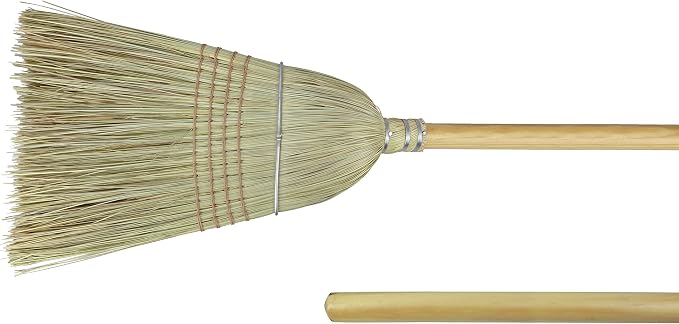 Weiler 44008 Corn Fiber Heavy-Duty Wire Banded Warehouse Broom by WeilerAbrasives