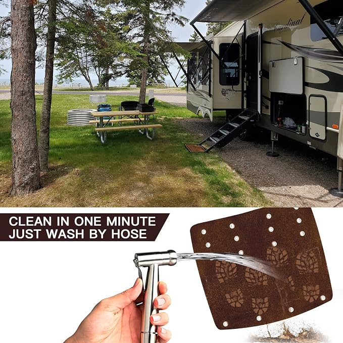 OKBA RV Step Rugs, 22 Inch Camper Step Cover - Image 5