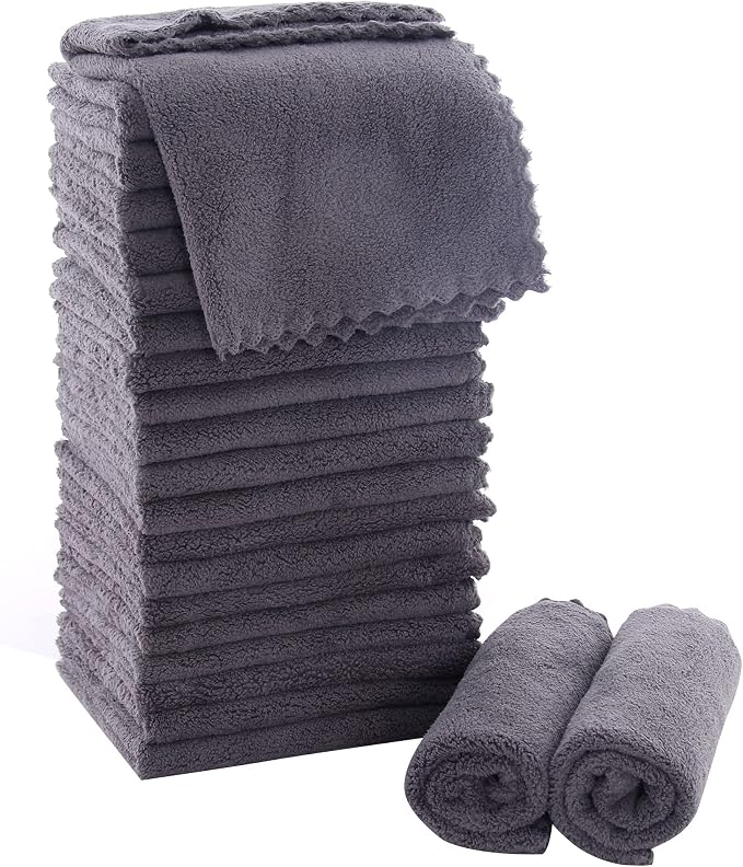 MOONQUEEN Ultra Soft Premium Washcloths Set by MOONQUEEN