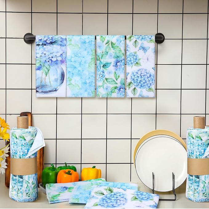 36 Pack Reusable Cleaning Cloths Washable Cotton Kitchen Dish Towels - Image 4