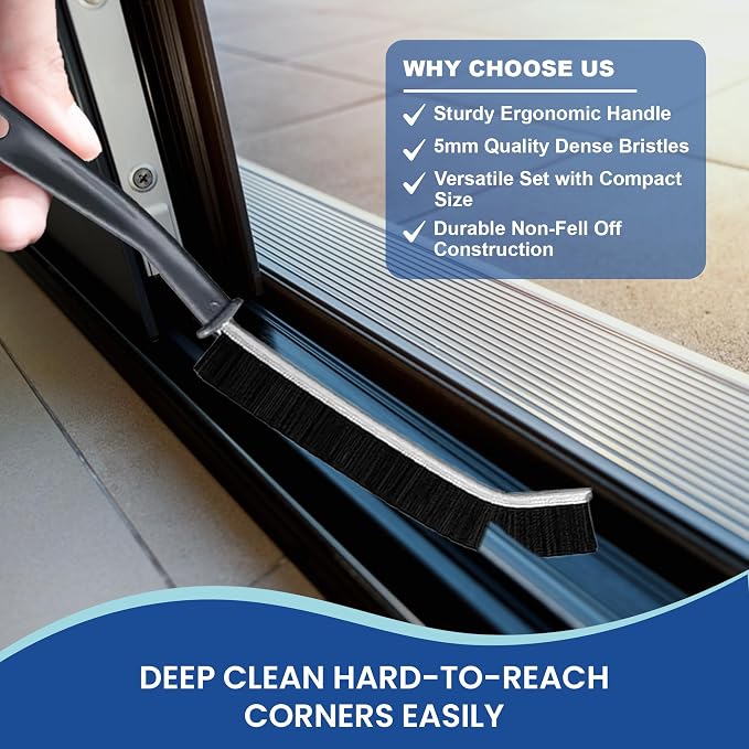7Pcs Crevice Cleaning Brush, Toilet Brush, Used in Narrow Corner Tight Spaces - Image 3