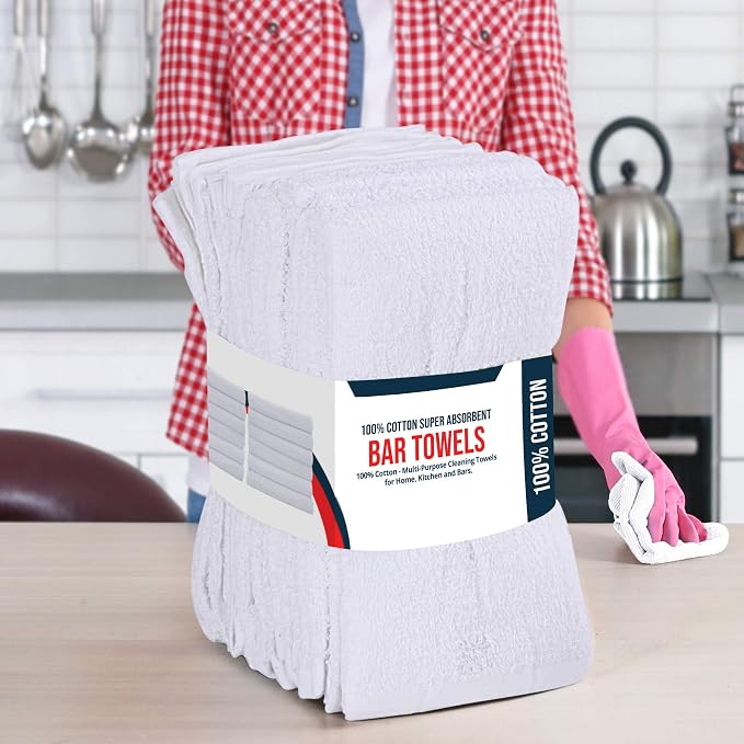 Utopia Towels Kitchen Bar Mops, 16 by 19 Inches, 100% Cotton Super Absorbent - Image 7