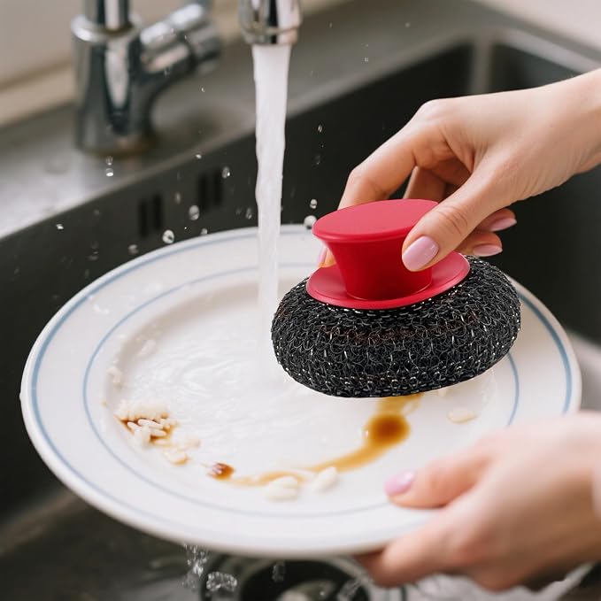 Stainless Steel Wool Scrubber - Image 6