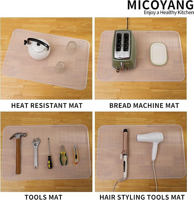 Silicone Dish Drying Mat for Multiple Usage, Easy clean, Eco-friendly, - Image 3