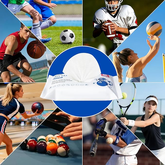 50 Count Bowling Ball Cleaning Wipes Removes Grime, Oil from Ball Surfaces - Image 8