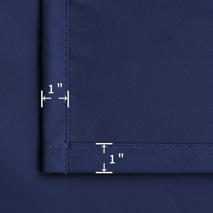 BGment Navy Blue Blackout Curtains 54 Inches Length - Image 5