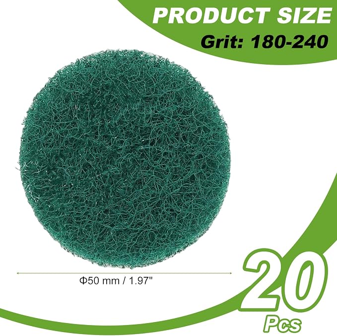 Power Scrub Pads, Scrubbing Pads 180 Grits Scouring Discs - Image 2