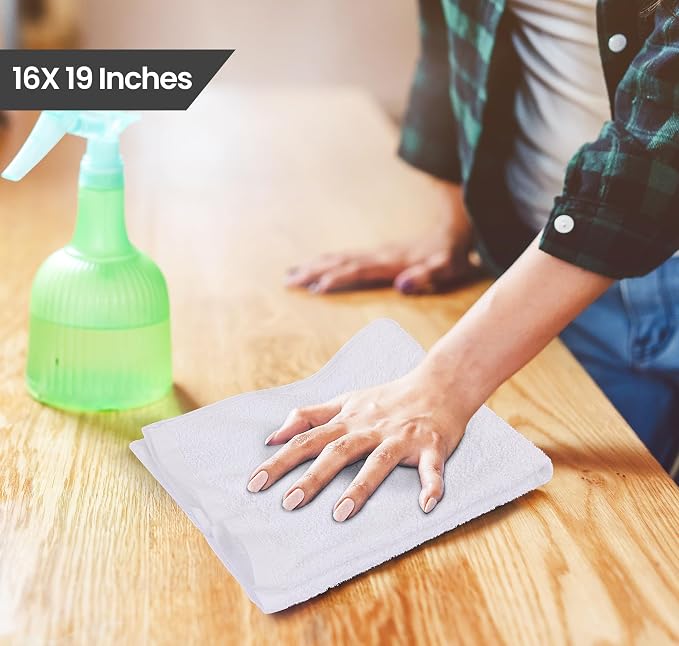 Utopia Towels Kitchen Bar Mops, 16 by 19 Inches, 100% Cotton Super Absorbent - Image 2