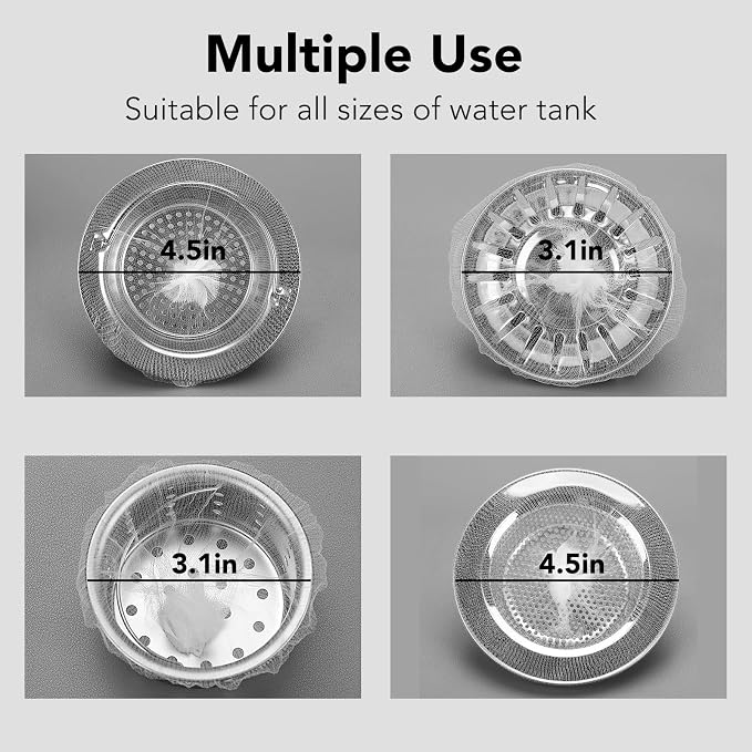 250 PCS Kitchen Sink Strainer Mesh Bag Suitable - Image 5