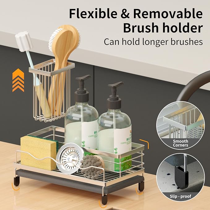 Sink Caddy, Kitchen Sink Organizer - Image 5
