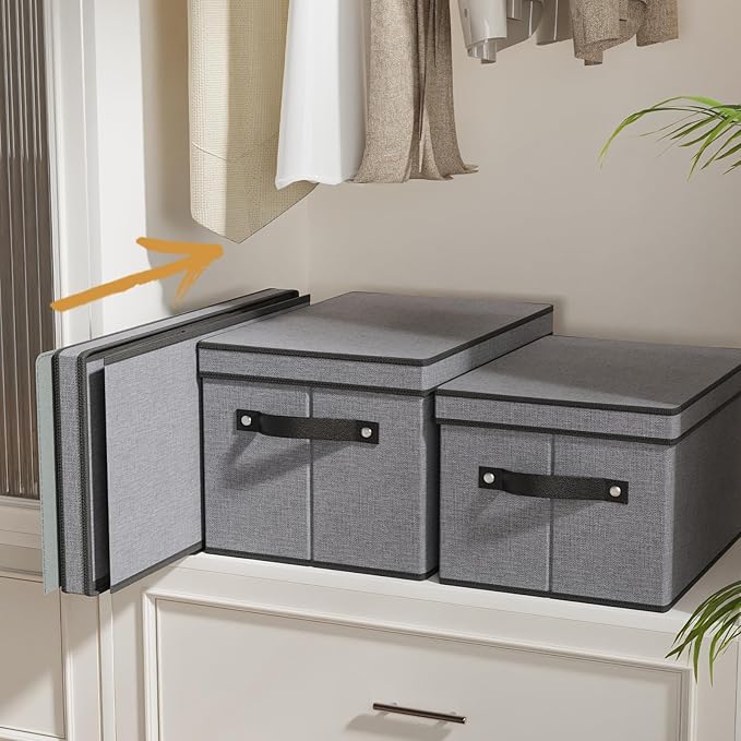 Clothing Storage Bins, Blanket Baskets - Image 6