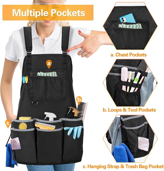 Extra-Large Cleaning Caddy & Large Apron, Organizer - Image 7