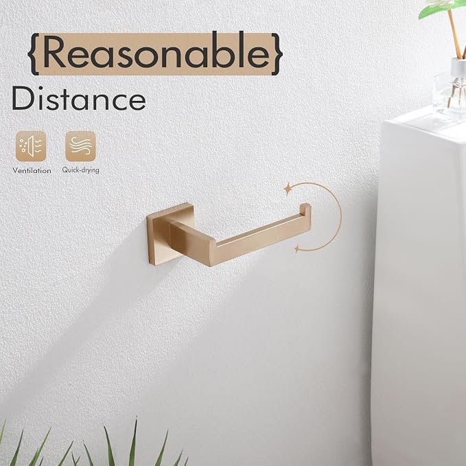 KOKOSIRI Toilet Paper Holders Wall Mounted Toilet Roll Holder - Image 5