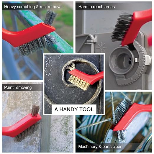 Wire Brush Set 3Pcs - Image 6