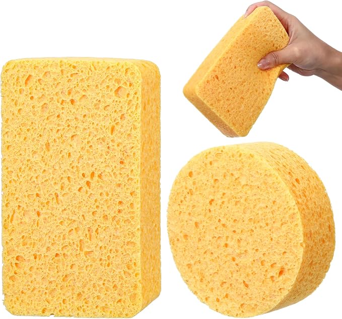 2Pcs Large Natural Sponges Household Cleaning Sponges Non-Scratch Cleaning by Unknown