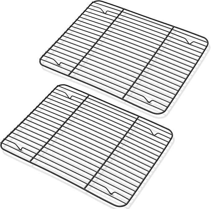 P&P CHEF Cooling Baking Rack Pack of 2, Stainless Steel Cooling Racks by PPCHEF