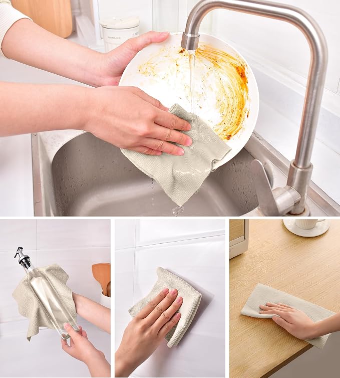 KitchLife Microfiber Cleaning Cloth Roll - Image 3