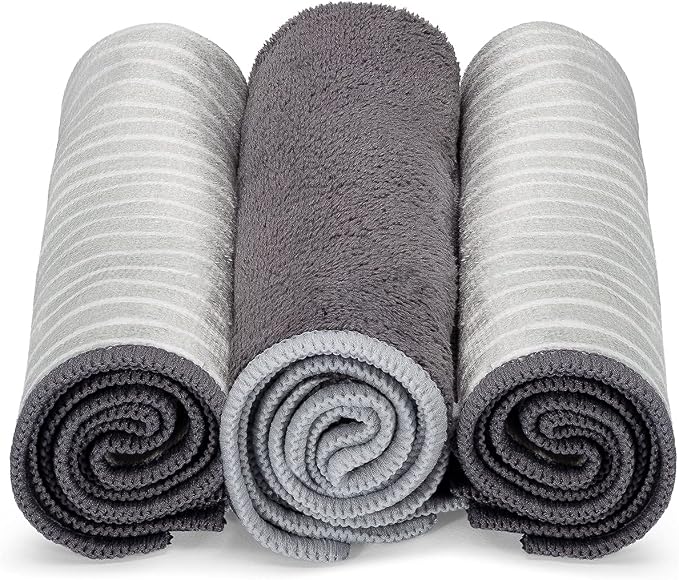 Full Circle Renew Collection All-Purpose Recycled Microfiber Cloths, Stripes - Image 6