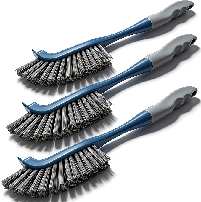 3 Pack Hard Bristle Scrub Brush Set, Cleaning Brush Designed by Unknown