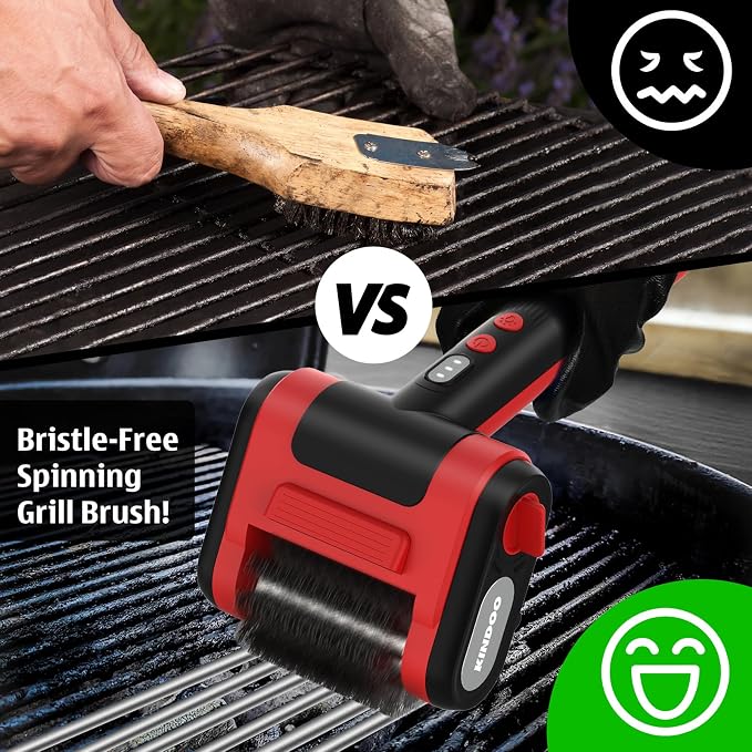 Electric Rechargeable Grill Brush, Grill Cleaner - Image 3