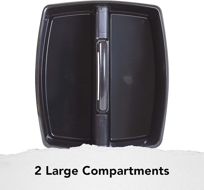 Storex 2-Compartment Large Cleaning Caddy – Multipurpose Supply Organizer - Image 3