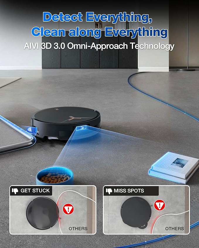 ECOVACS DEEBOT T50 MAX PRO Omni Robot Vacuum and Mop, 500Pa Blast Suction - Image 7