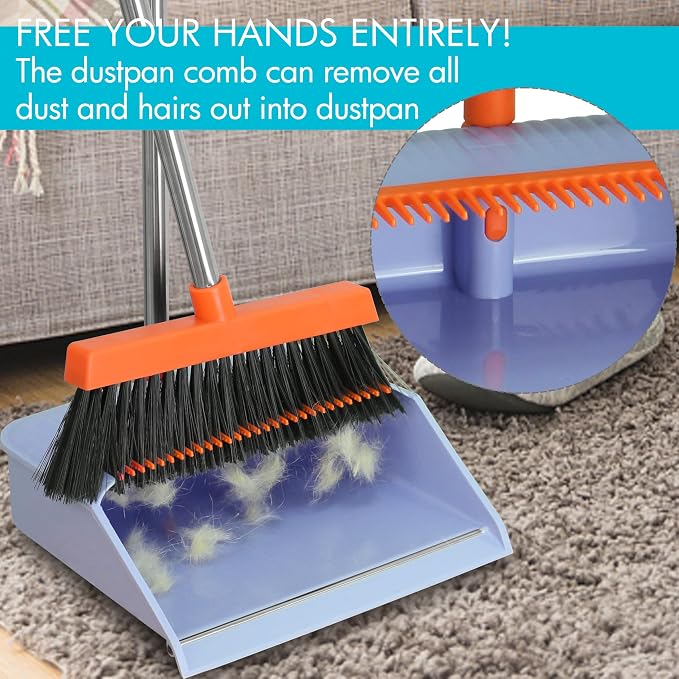 PHYEX 2-Pack Broom and Dustpan Set - Image 6