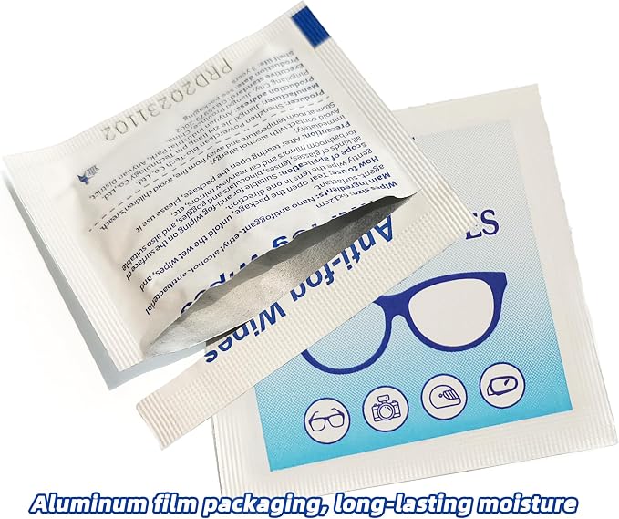 Anti Fog Wipes for Glasses | Pre-Moistened, Quick Dry & Scratch Free for Laptop - Image 3