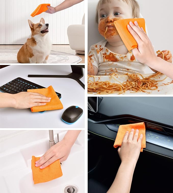 KitchLife Microfiber Cleaning Cloth Roll - Image 6