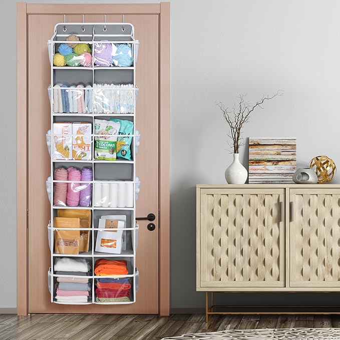 Univivi Over the Door Organizer 6 Tiers, Extra Large Door Hanging Organizer - Image 7