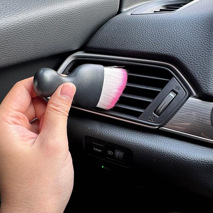 Car Detailing Brush, Soft Bristle Cleaning Brush, Scratch-Free Auto Duster Tool - Image 5
